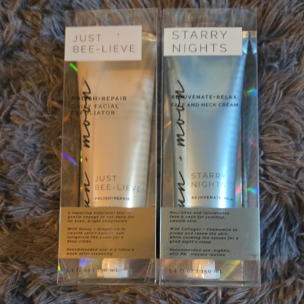 New Sealed In Box Just Bee-lieve and Starry Nights Skincare Set